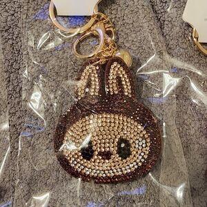 Sparkling Bunny Keychain